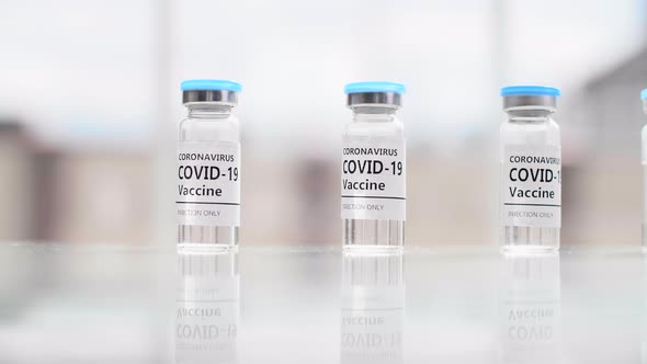 Test Tubes with the Coronavirus Treatment Vaccine