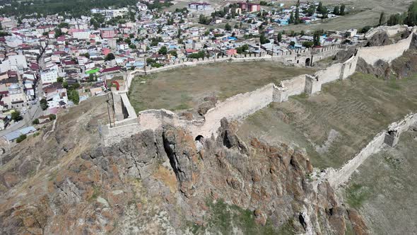 historic PASİNLER castle in Erzurum