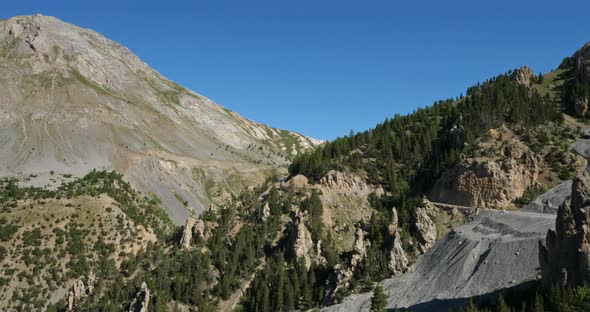 The Izoard pass, the Casse deserte, Queyras range, Hautes Alpes, France