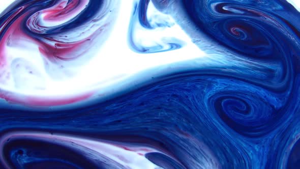 Abstract Colored Mixture Of Paints Swirling  Background