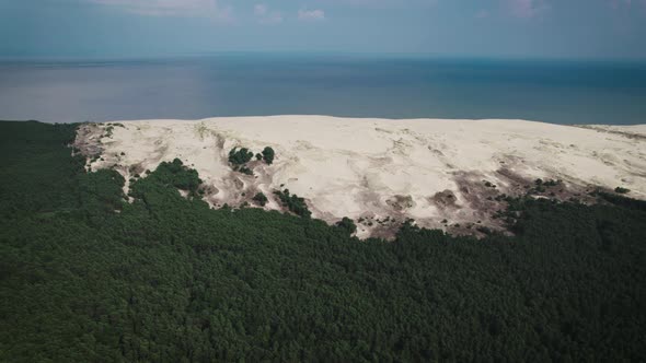 Curonian Spit Aerial View