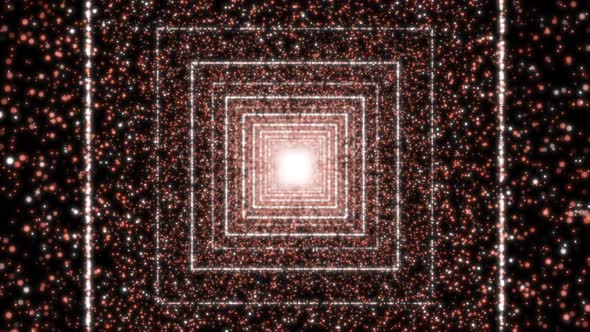 Data particles are projecting multiple squares in the sci-fi virtual background alt