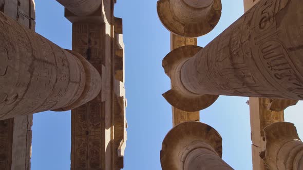 Karnak Temple in Luxor, Egypt. The Karnak