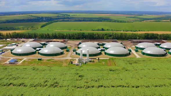 Biogas on field