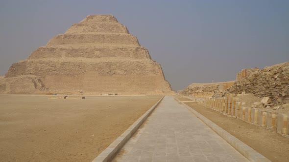 The Pyramid of Djoser or Djeser and Zoser