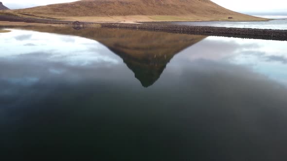 Famous Kirkjufell, Church hill, Iceland, Europe.