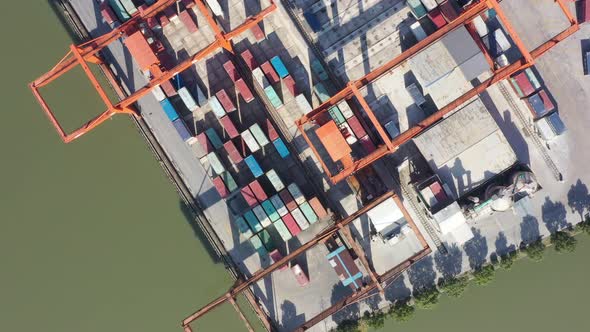 Container Freight Terminal in shaoxing china