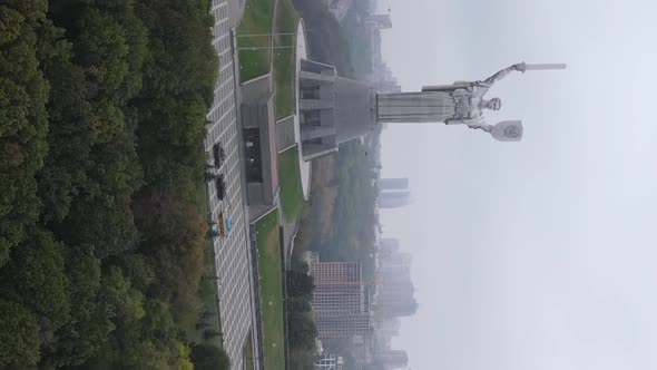 Motherland Monument in Kyiv Ukraine