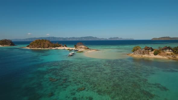 Beautiful Tropical Island and Beach