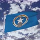 Northern Mariana Islands Flag With Sky 4k - VideoHive Item for Sale