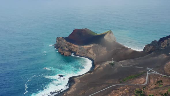 Aerial View of the Azores Extraordinary Landscape