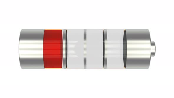 Electronic Device Rechargeable Battery Discharging Process Animation alt