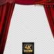 Red Curtains opening and closing with transparency Pack - VideoHive Item for Sale