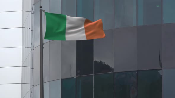 Ireland Flag Background 4K