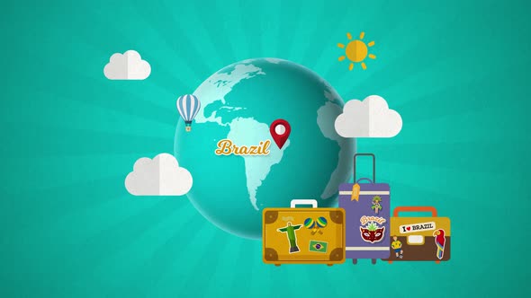 Brazil Travel Destination 4K