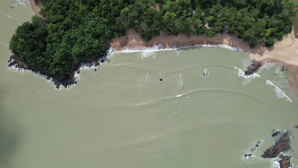 The Beaches at the most southern part of Borneo Island