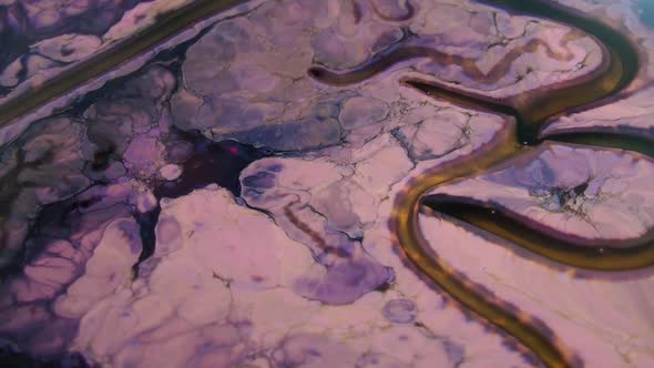 Abstract Spreading Paint Swirling And Explosion Background alt