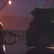 Trumpeter playing in a room with smoke and red neon light - VideoHive Item for Sale