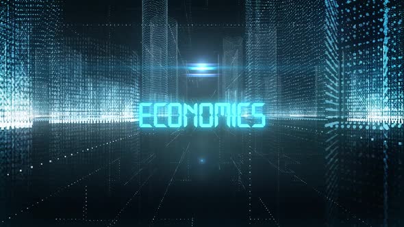 Skyscrapers Digital City Economics Word Economics