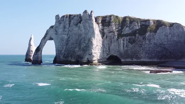 Coast Etretat Normandy France Sea