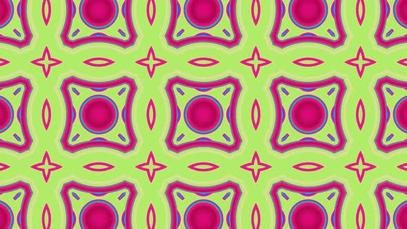 VJ Loop Pattern Abstract Looped Multicolored Pulsating