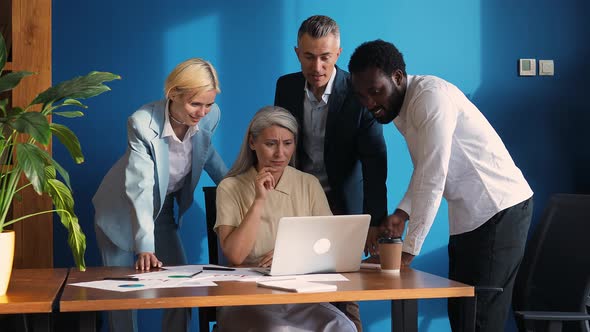 Employees in the office