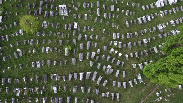 Old Jewish Cemetery In Sarajevo  V9