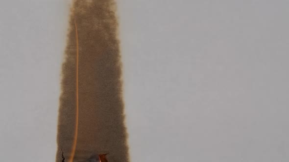 Moment the White Sheet of Paper Ignites alt