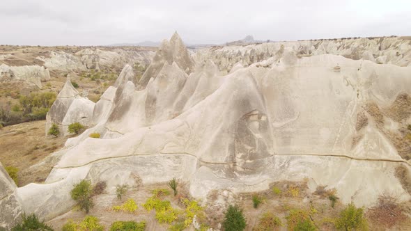 Aerial View Cappadocia Landscape