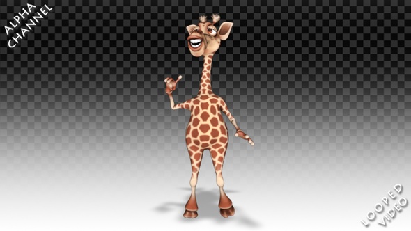 3D Giraffe - Night Dance alt