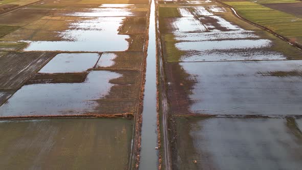 Farm Background Texture 4 K Aerial View