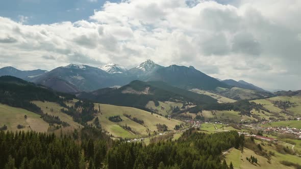 Aerial Rural Landscape