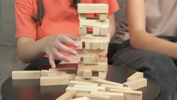 Leisure with wooden tower. 