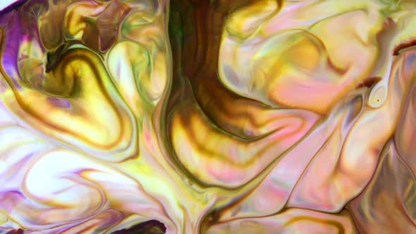 Abstract Colorful Sacral Liquid Waves Texture 845