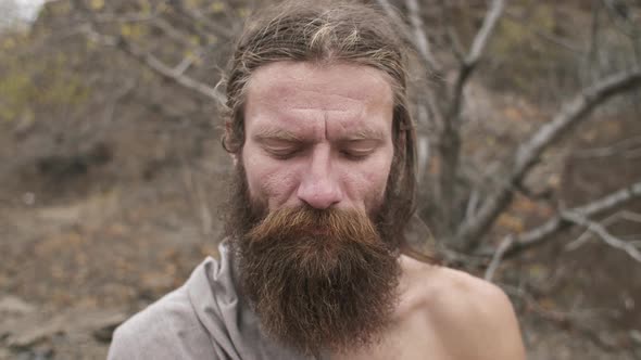 The Sight of a Meditating Yoga Ascetic