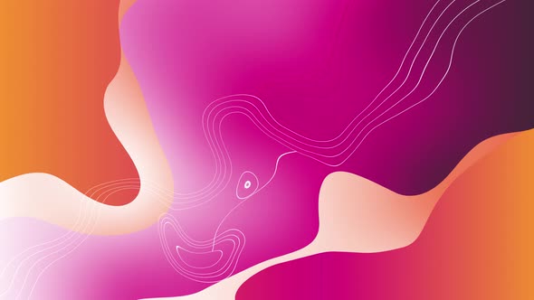 Abstract Liquid Background With Wavy Line