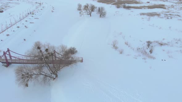 Winter Snow Bridge