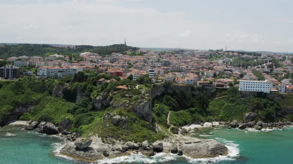 Sea And Lighthouse Aerial View 17