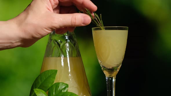 Limoncello Italian Alcoholic Drink