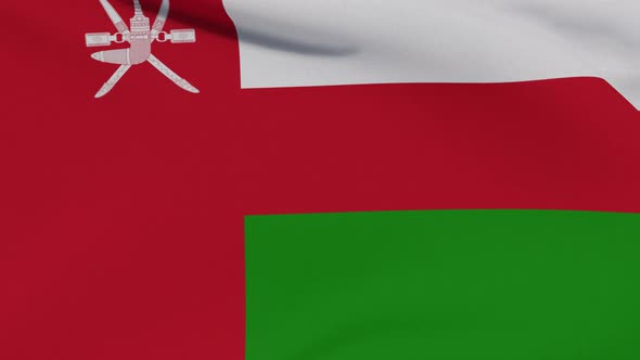 Flag Oman Patriotism National Freedom Seamless Loop
