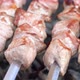 Cooking Meat Kebabs Outdoor. Cooking on Charcoal and Grill Outside the City on A Summer Day. - VideoHive Item for Sale