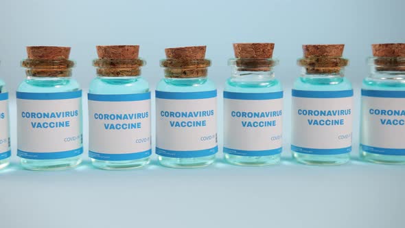 Lot of Jars Medical Preparation for Corona Virus