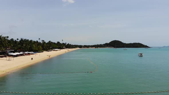 Beautiful high view of nature with sea ocean