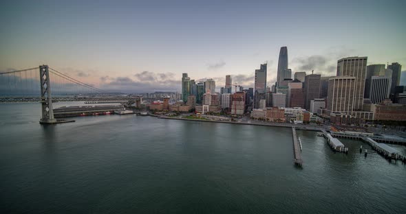 San Francisco Aerial Panorama 4K