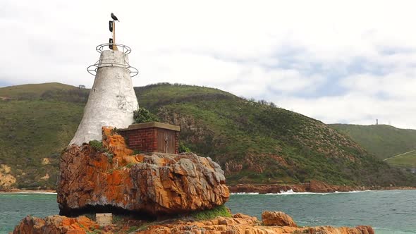 Panoramic views of one of the most dangerous crossings in the world, the Knysna Heads from Fountain