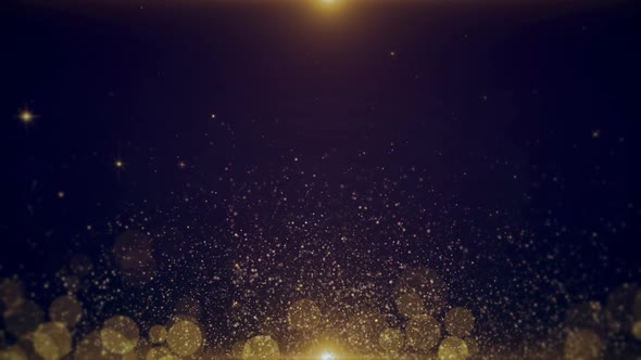 Glittering Gold Particles