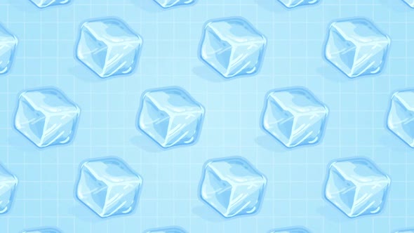 Ice Cube Background Animation