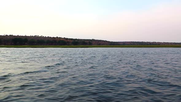 The chobe river view from a small dedicated photography boat. Covering from Kasane to Serondela. A l