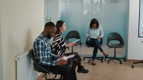 Company Employee Calling for Applicant to Attend Job Interview