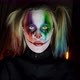 Young Actress in Makeup Rabid Clown on Halloween - VideoHive Item for Sale